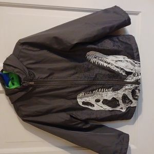 Rain jacket with fleece lining